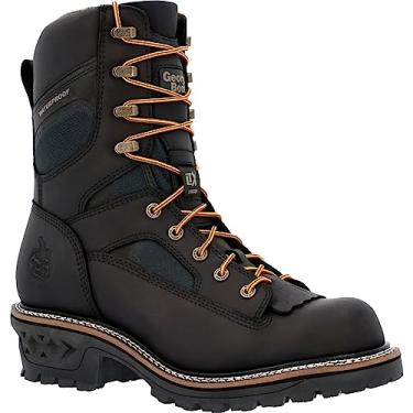 Imagem de Georgia Boot Bota masculina LTX Logger Composite Toe impermeável para trabalho, Preto, 9.5 Wide