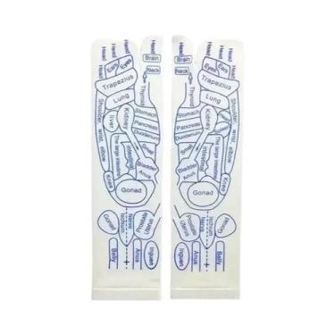 Imagem de Conjunto De Meias De Massagem De Acupressão E Reflexologia Para Pés Ca