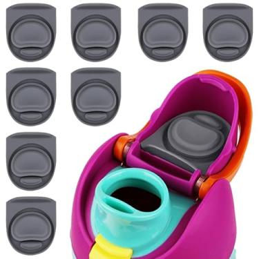 Imagem de BMSQOFD 8 peças de rolha de vedação de borracha de substituição compatível com Owala FreeSip, tampa de vedação superior de garrafa de água para Owala 16/19/24/32/1,134 g, tampa de boca de garrafa de