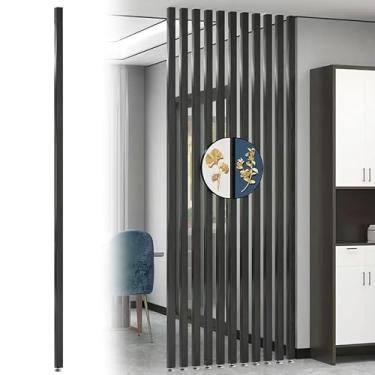 Imagem de Divisória de parede de ferro - Coluna de decoração de espaço moderno de altura ajustável para sala de estar e porta da frente - Divisor de casa elegante e funcional