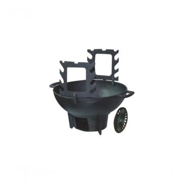 Imagem de Fogareiro/Churrasqueira Gengiskan Completo - Diametro 31Cm.