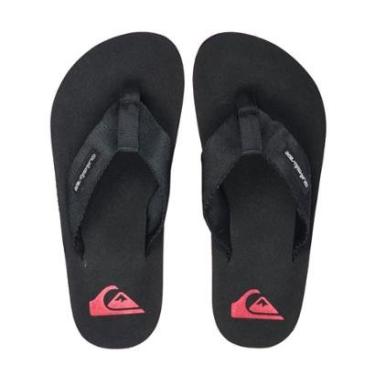 Imagem de Chinelo Quiksilver Layback Omni Baic Preto Vermel-Masculino