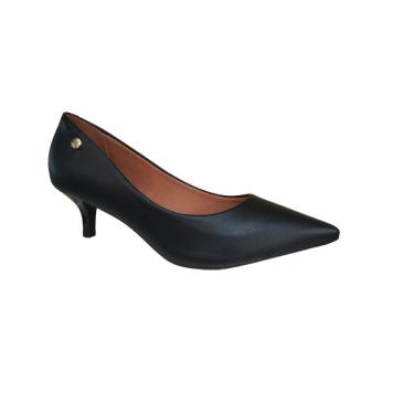 Imagem de Sapato Scarpin Feminino Casual Social Bico Fino Salto Baixo Vizzano 1122.828