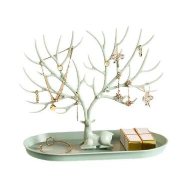 Imagem de Suporte Expositor De Joias Em Formato De Galhada Para Brincos, Colares