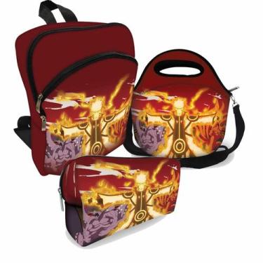 Imagem de Kit Escolar Plus com Mochila Plus + Lancheira + Necessaire Plus - ISOP