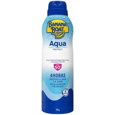 Imagem de Protetor Solar Aerossol Banana Boat Aqua Protect FPS 50 Resistente Águ