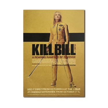 Imagem de Pintura de pôster Kill Bill Vintage Retro Kraft Paper 51,5x36cm
