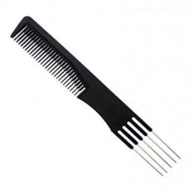 Imagem de Pente P-cabelos Preto Com Dentes De Metal Santa Clara