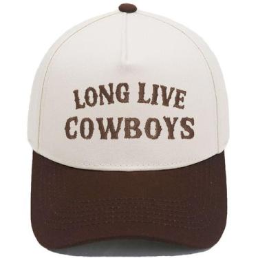 Imagem de Boné de beisebol de algodão bordado liso Long Live C - Yiweisai