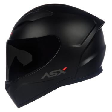 Imagem de Capacete ASX City Solid Monocolor Preto Fosco