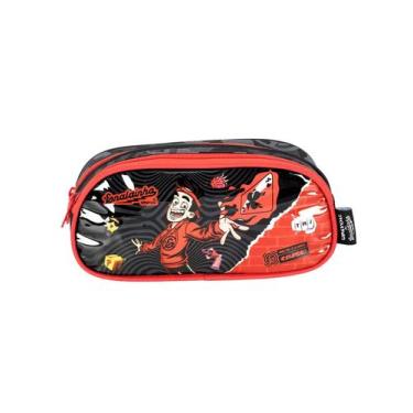 Imagem de Estojo Escolar Penal Youtuber Enadinho Ei42224 - Preto - Luxcel