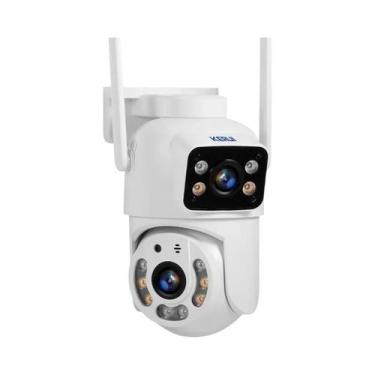 Imagem de Câmera IP PTZ Wifi De 10MP 5K Com Lente Dupla E Tela Dupla, Câmera De 