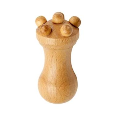 Imagem de Bastão De Massagem Facial Anti-Idade De Madeira Para Lifting, Removedo