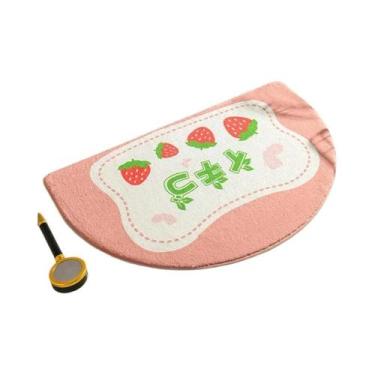 Imagem de Tapetes De Banho Antiderrapantes Com Estampa De Flores Frescas, Tapete