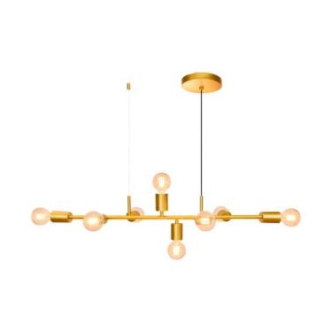 Imagem de Lustre Luminária De Teto Pendente Slim Trilho Jabuticaba Industrial 8X