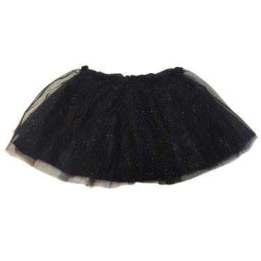 Imagem de Saia Tutu Com Glitter - Preta - Banho Maria, P