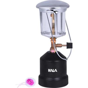 Imagem de Lampião A Gás Portátil Preto Kala