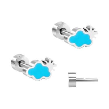 Imagem de Brincos De Coração Em Acrílico Para Meninas LUXUKISSKIDS Joias De Moda