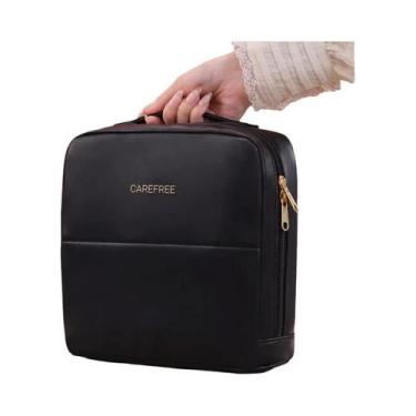 Imagem de Necessaire De Viagem Dobrável Com Múltiplos Compartimentos, Organizado