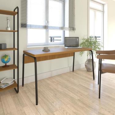 Imagem de Mesa Orgânica Diretor Cantos Arredondados Round 150cm Est.preta