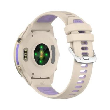 Imagem de Pulseira De Silicone Bicolor Para Garmin Forerunner 970 955 Solar 945 