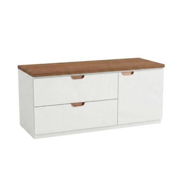 Imagem de Gabinete para Banheiro Suspenso Modena 120cm - Venturi, Branco