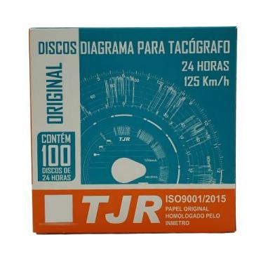Imagem de Disco Tacógrafo Original Diário 125km 24h Tjr