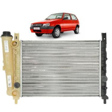 Imagem de Radiador Fiat  Uno ( Vaso Médio ) Com Reservatório 1994 A 2013 - Zani 