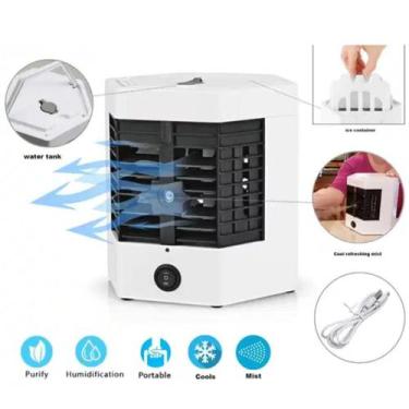 Imagem de Mini Climatizador R9 3 em 1 Ar Condicionado Usb 12v 110V220V - WCAN