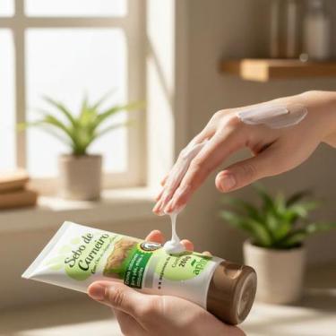 Imagem de Kit 12 Creme Sebo de Carneiro Apinil Óleo Argan Cacau 200g Hidratante 