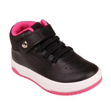 Imagem de Tenis Cano Alto Casual Escola Menina Kidy 3130042 Happy Bb, 22