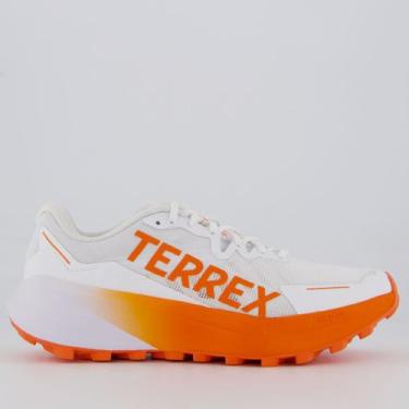 Imagem de Tênis Adidas Terrex Agravic 3 Branco e Laranja, 39