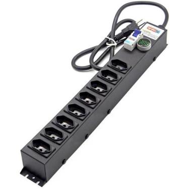Imagem de Filtro de linha 8 tomadas p/ rack epr 20+ intelbras