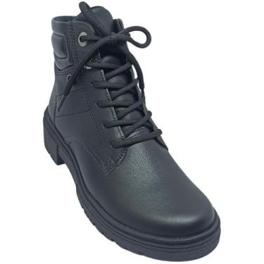 Imagem de Bota Dakota Feminina Casual com Tecido Estofado, Valais preto, 37