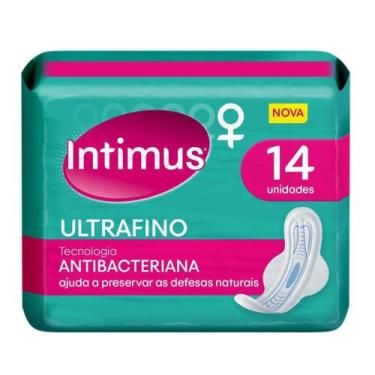 Imagem de Absorvente Intimus Ultra Fino Antibacteriana Com Abas 30X14Un
