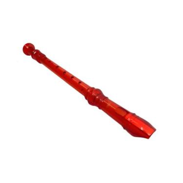 Imagem de Flauta Dolphin Gêrmanica Vermelha Transparente Vermelho