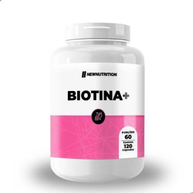 Imagem de Biotina Plus 1000mg 120 Capsulas New Nutrition, Natural