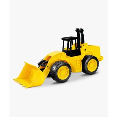 Imagem de Trator Carregadeira Workers 28 Cm Roma Brinquedos - Ref. 0340