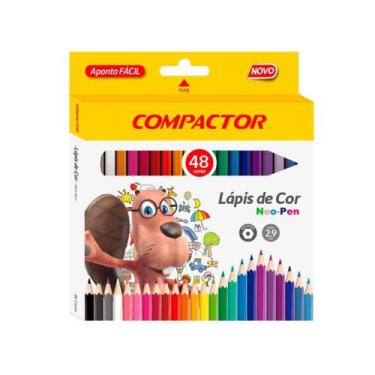 Imagem de Lápis de Cor Compactor Neo Pen 48 Cores