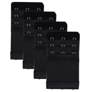 Imagem de Extensores De Alça De Sutiã Ajustáveis Com 3 Ganchos, Pacote Com 4, Ac