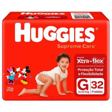 Imagem de Fraldas Huggies Supreme Care G 32 Unidades