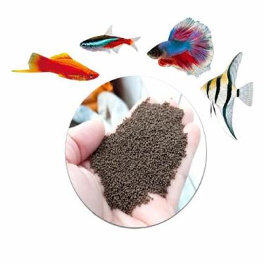 Imagem de Ração Beta Unidade Supra 48% 1mm 4g Alimento Para Peixes Ornamentais D