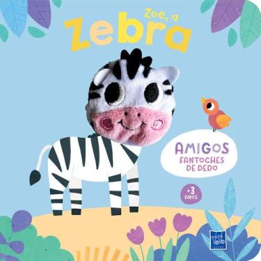 Imagem de Livro - Amigos fantoches de dedo - Zoe, a zebra