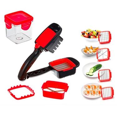 Imagem de Cortador de Legumes Frutas Verduras 5 em 1 Multi Fatiador