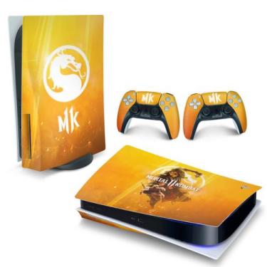 Imagem de Adesivo Compatível Ps5 Playstation 5 Skin Horizontal - Mortal Kombat 1