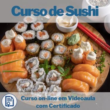 Imagem de Curso on-line em videoaula de Sushi com Certificado