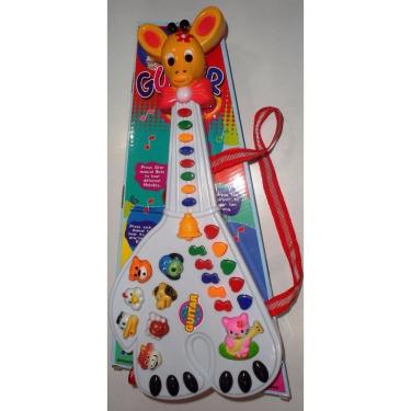 Imagem de Guitarra Musical Infantil Girafa 26 Teclas Som Música