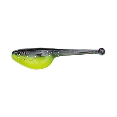 Imagem de Strike King MRCSP-183G Mr. Crappie Shadpole Glow, Smoking Preto/Chartreuse Glow