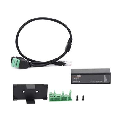 Imagem de Servidor de rede serial, RS232 para suporte Ethernet para modo webpage DTU módulo de comunicação de mensagem curta 5-18VDC Ethernet Serial Server, para Workshop Industrial