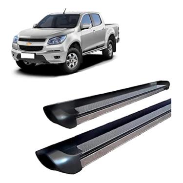 Imagem de Estribo S10 2012 a 2020 personalizado Preto Brilhante C/D